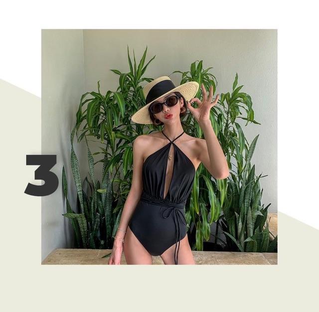 Bikini 1 mảnh cổ sâu mặc được nhiều kiểu
