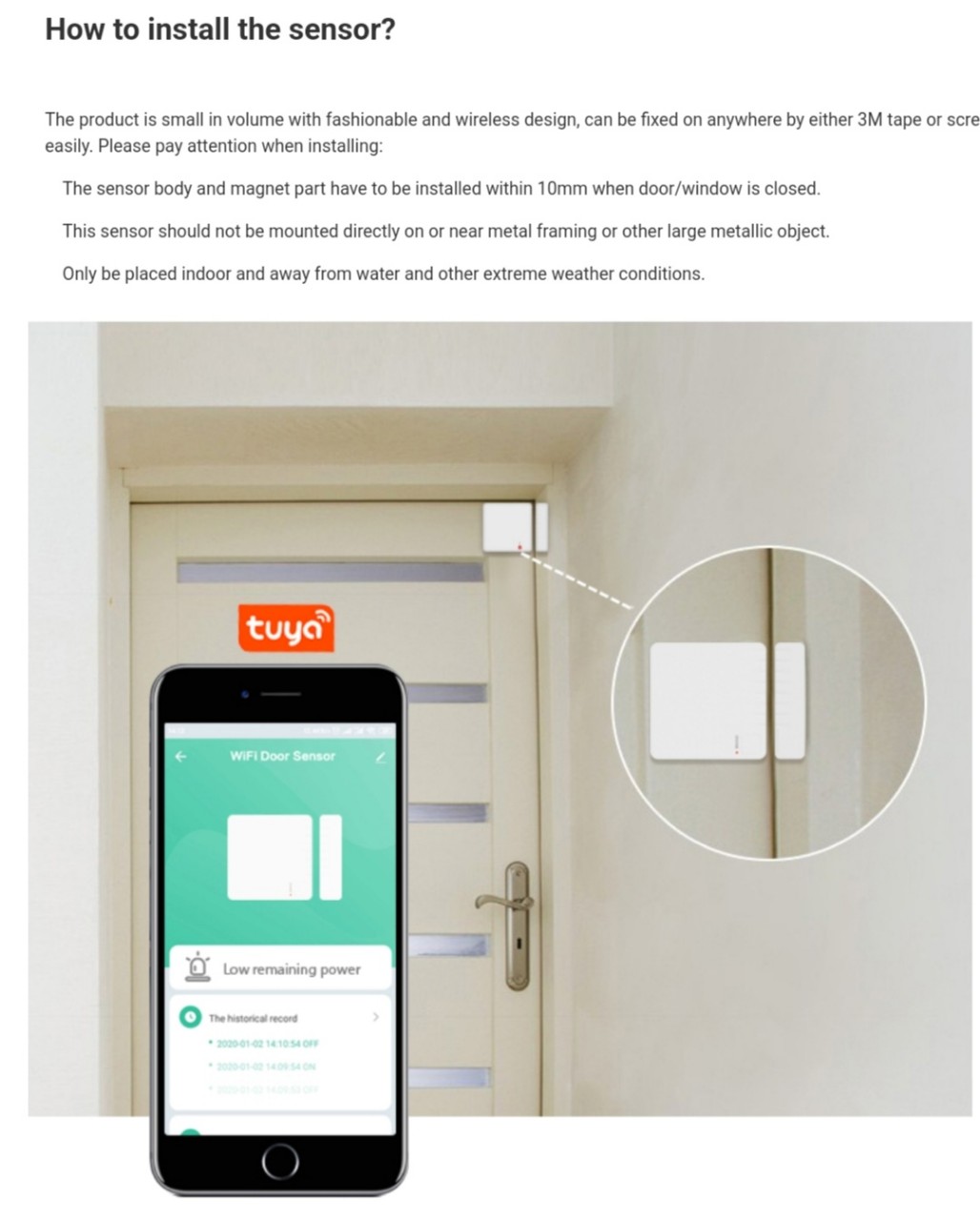 Chuông báo động chống trộm Wifi chất lượng cao . Báo cho bạn biết dù bạn ở bất cứ nơi đâu, ở bất cứa thời điểm nào thông qua APP wifi điện thoại
