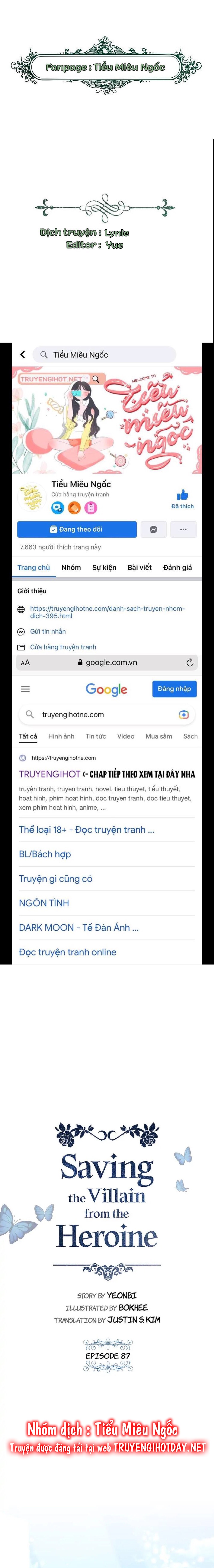 tôi sẽ cứu nam phản diện bị nữ chính ruồng bỏ chapter 87 1