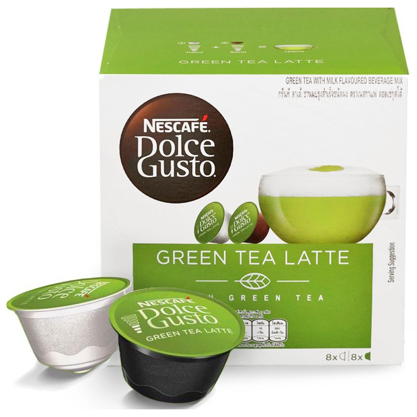 Hộp 16 Viên Nén Trà Xanh Sữa Nescafe Dolce Gusto - Green Tea Latte 160g