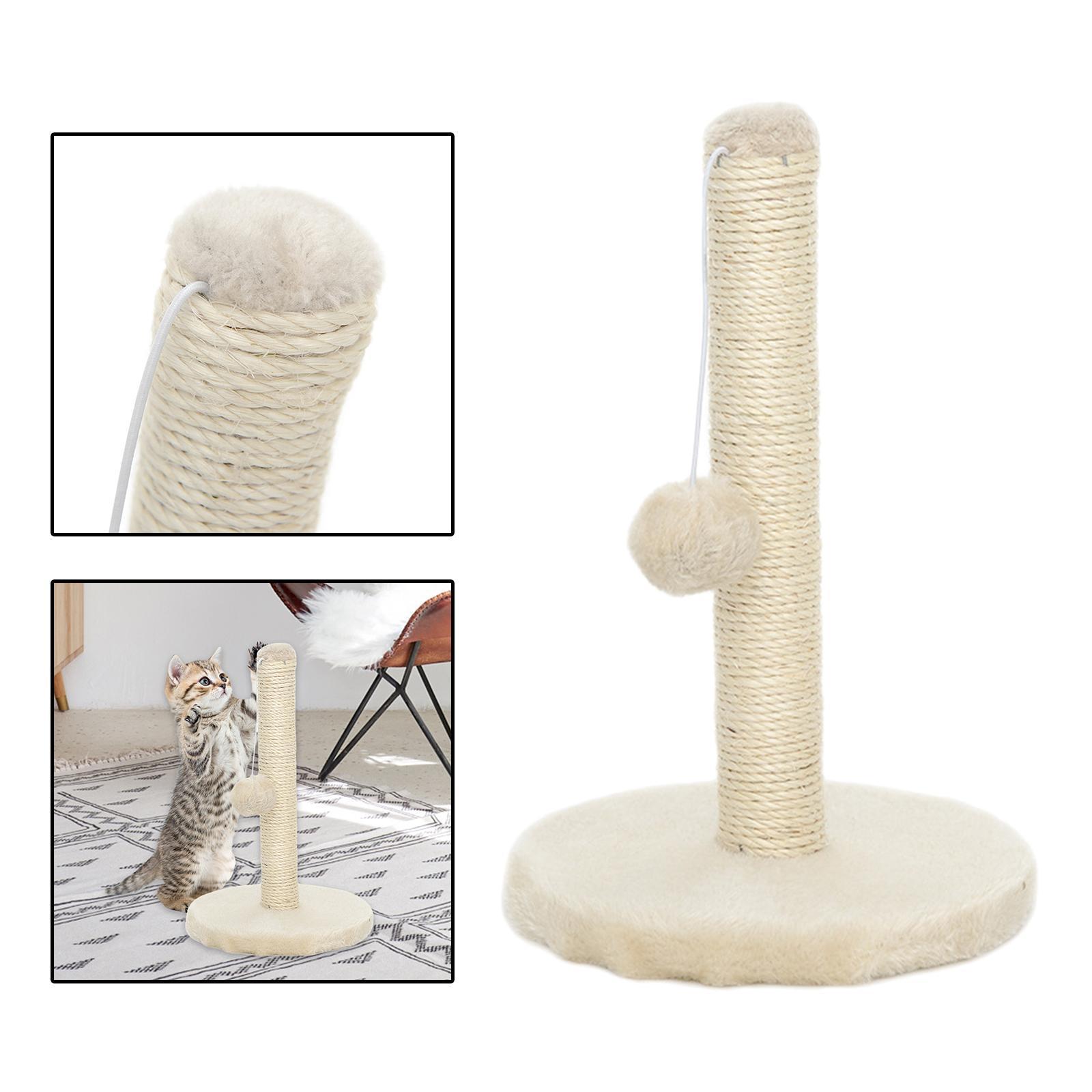 Cat  Kitten Cats Scratcher Scratch Poles Climbing Tree Beige