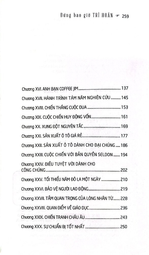 Đừng Bao Giờ Trì Hoãn (SB)