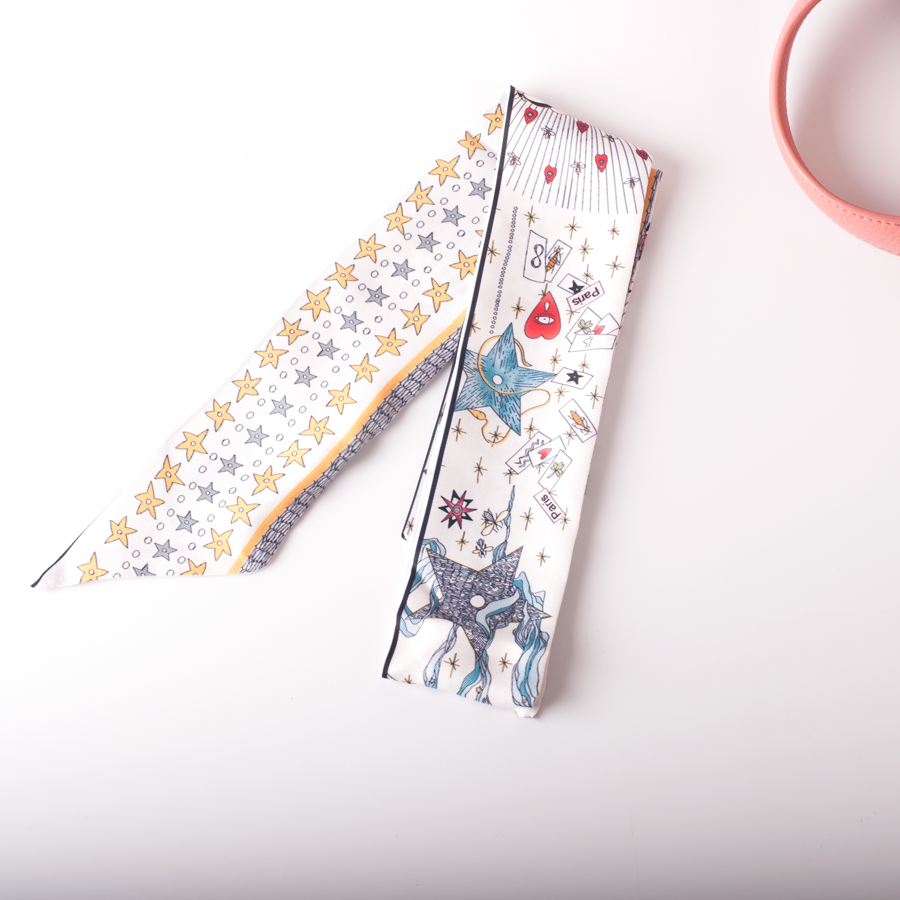 Khăn Lụa Cuốn Túi, Phụ KiệnTrang Trí Túi Xách Màu Ngẫu Nhiên