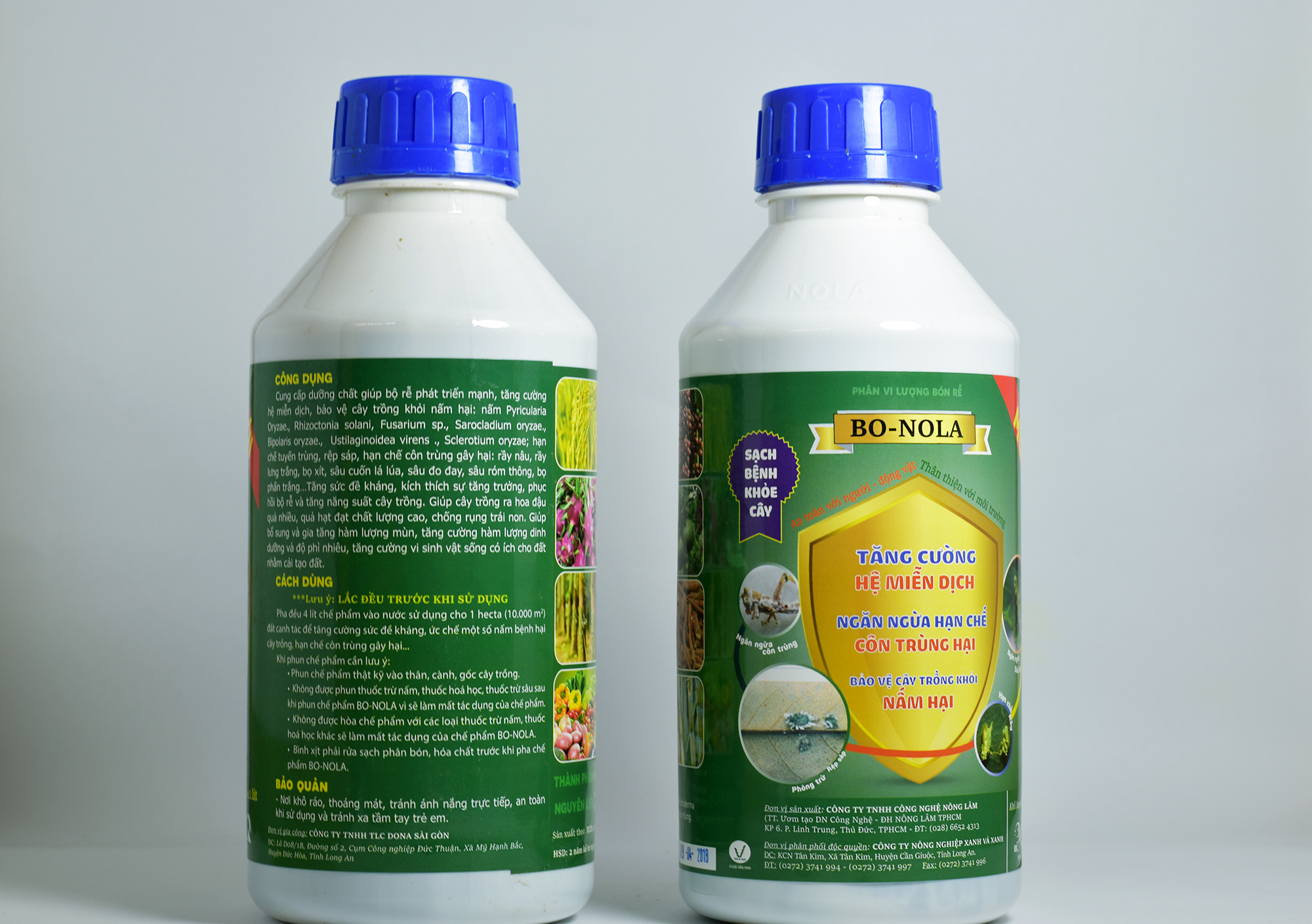 Chế phẩm Bonola - Trichoderma Bacillus - dạng nước - 1L - phòng trừ bệnh do nấm hại gây ra, kích thích bộ rễ phát triển, giúp đất tơi xốp