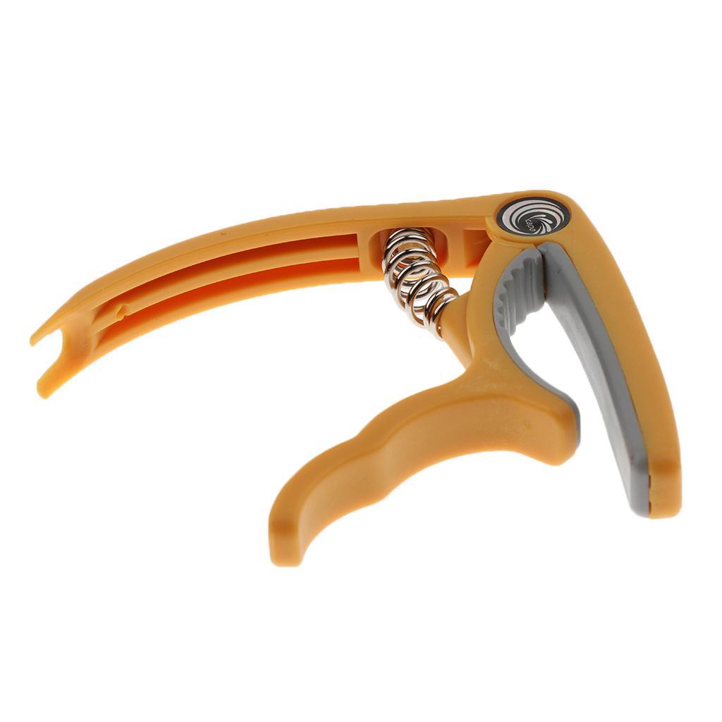 Ukulele Guitar Capo Tuner Quick Change Key Clamp Guitar Parts Yellow
