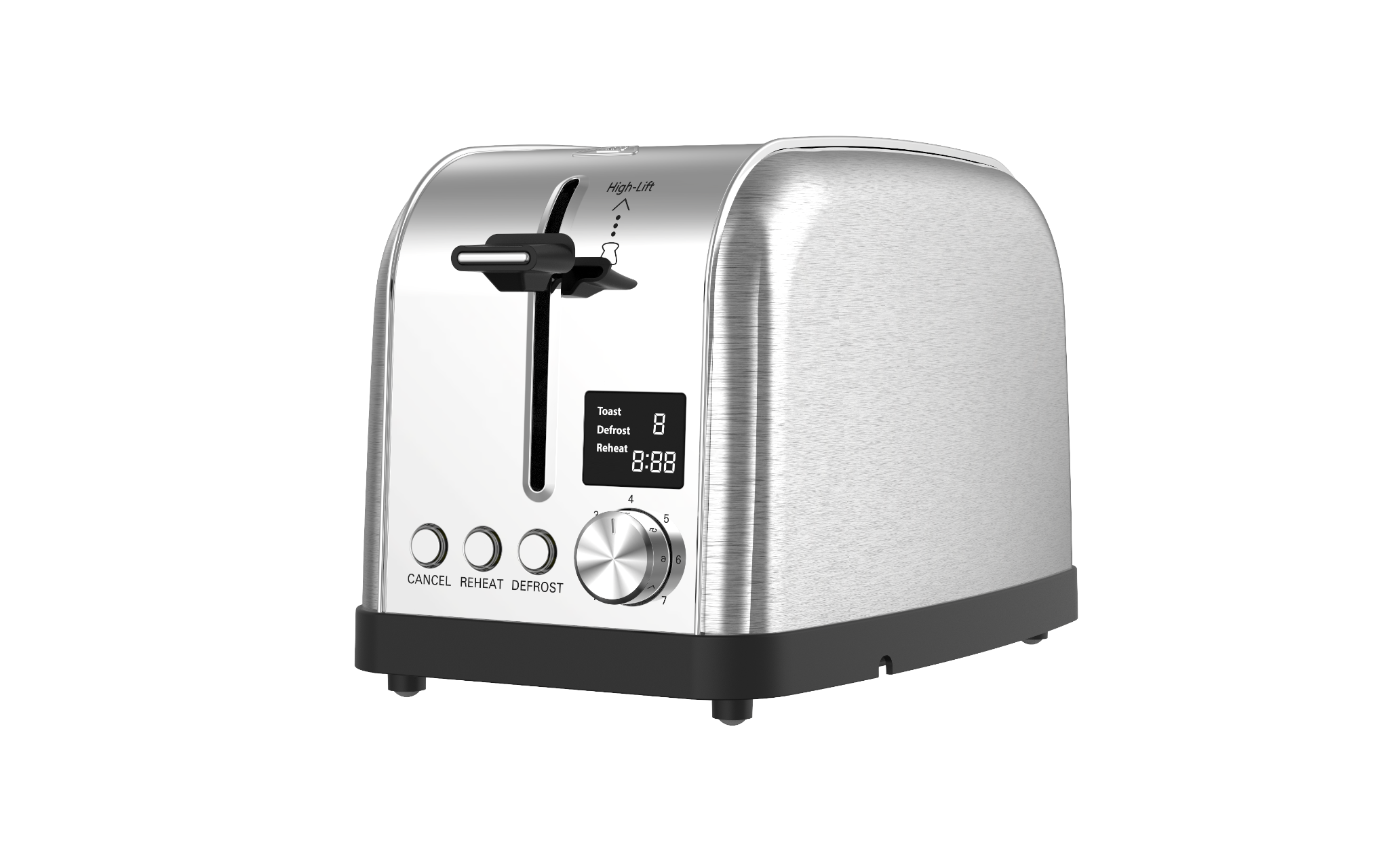 Máy Nướng Bánh Mì 2 Ngăn Inox 430 Hamilton Beach - 015905 - Hàng chính hãng