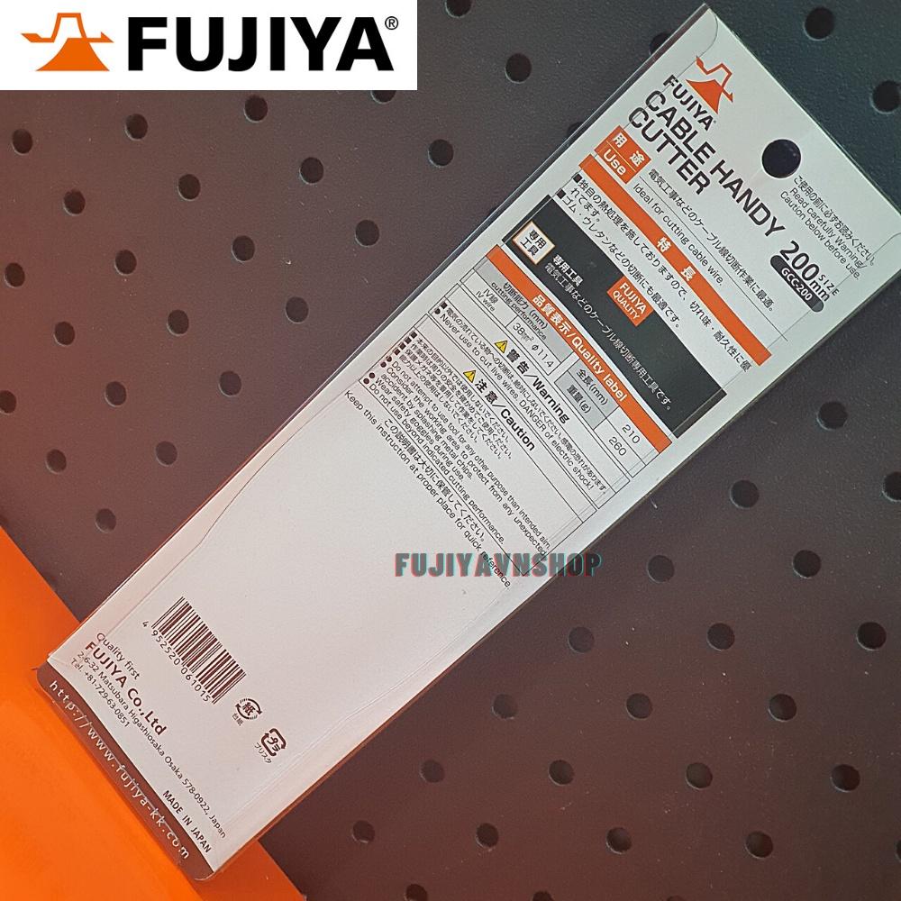 Kìm cắt cáp Fujiya GCC-200 38mm2 φ11.4mm