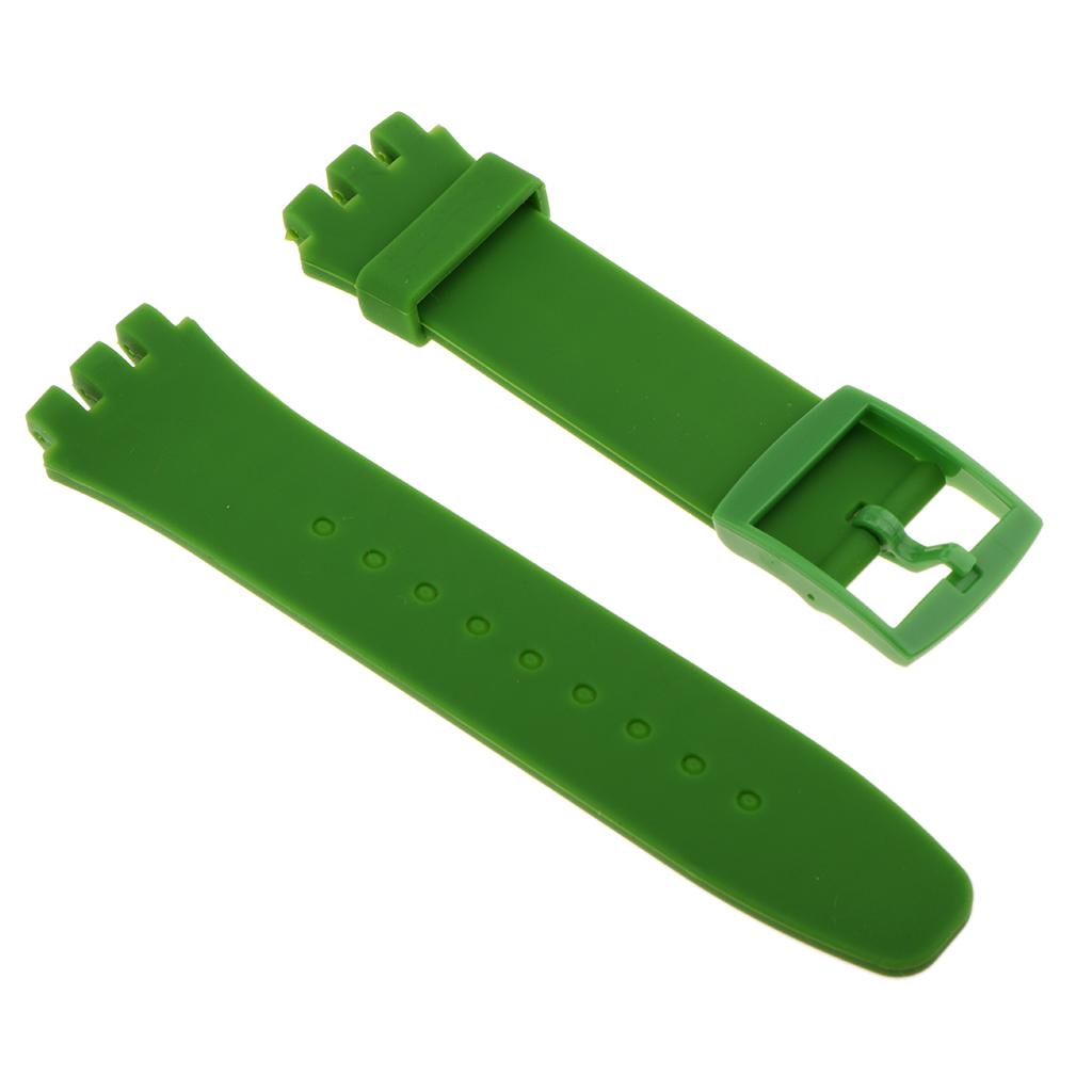 Replacement Waterproof Silicone Rubber Watch Strap Band 20mm for Smart Watch