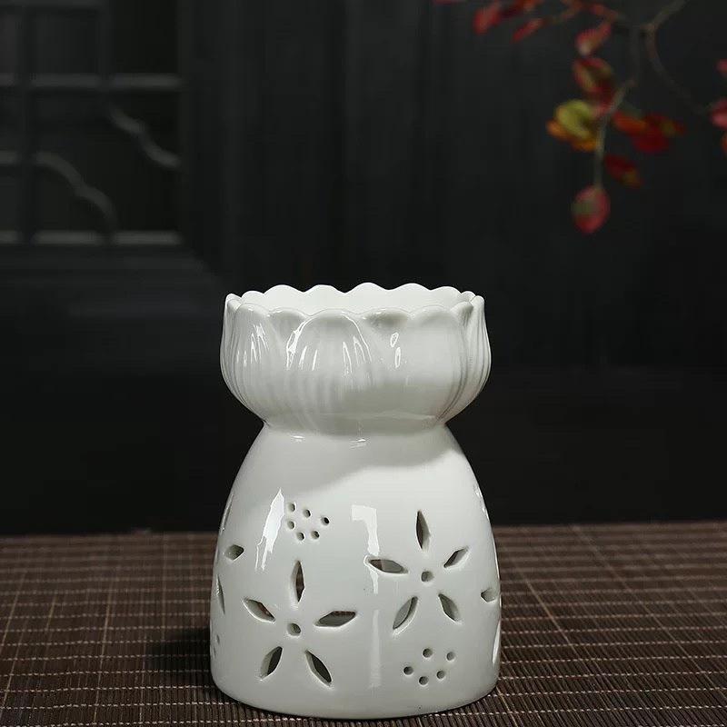 Bếp đốt tinh dầu trụ sen