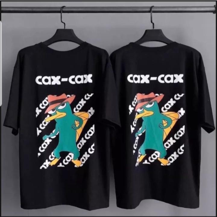 Áo Thun Unisex Tay Lỡ Form Rộng Chú Vịt CaxCax nam nữ Cực HOT