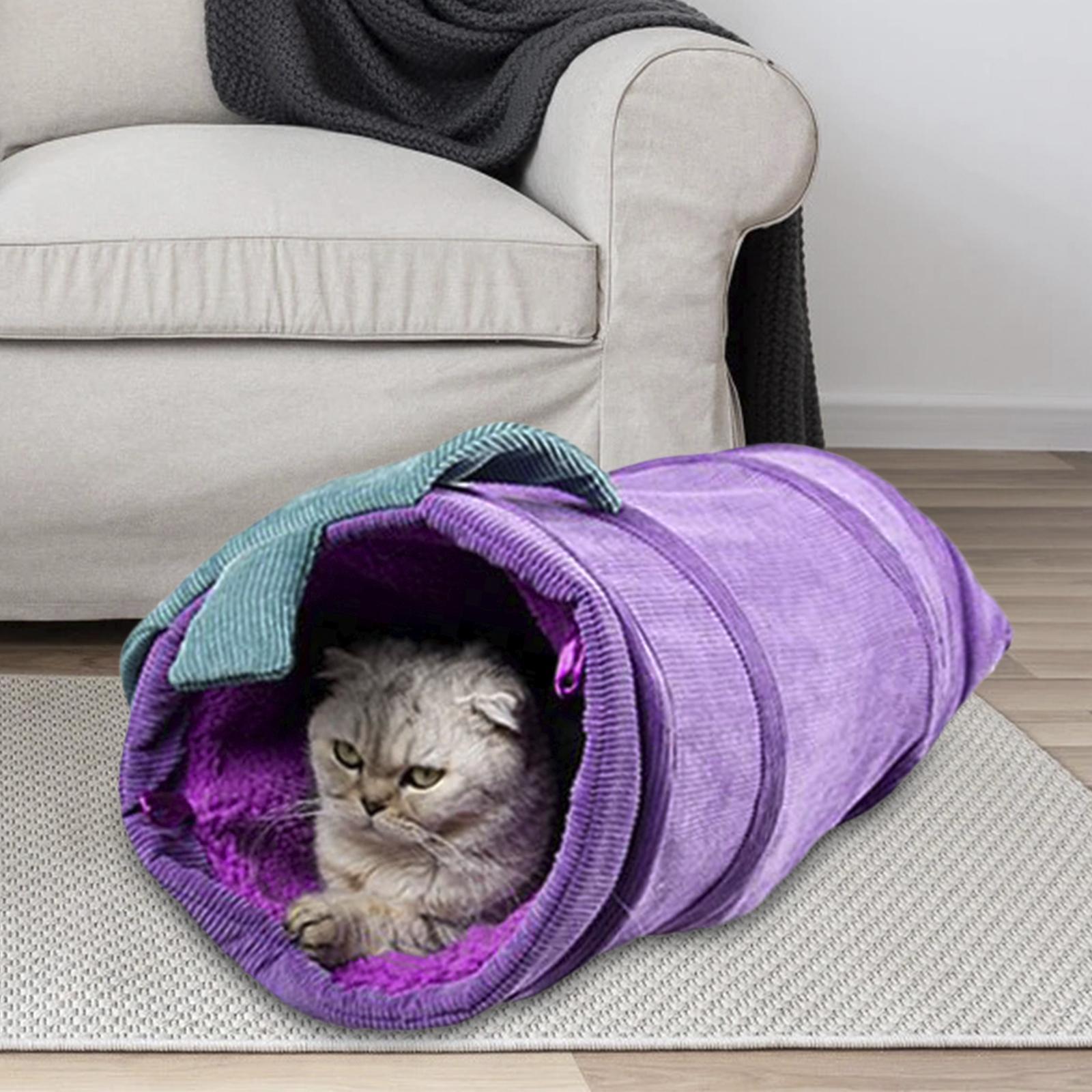 2 Pcs Pets Cats Hamster Tunnel Toys Tube Tent Guinea Pig Hedgehog Mice Rat