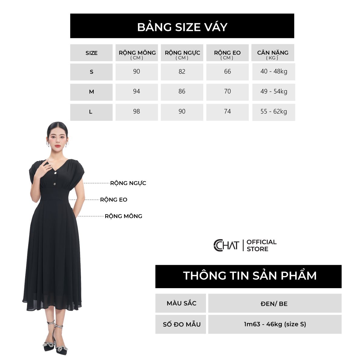 Đầm Nữ Dáng Midi Xòe Rúm Kiểu Chất Voan Cao Cấp Bay Bổng 53VSV2001XT