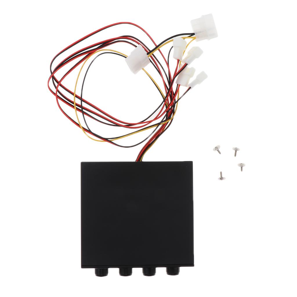 3.5 "Drive Bay Fan  ​​Controller 4 Channel Fan Blue LED Lighting