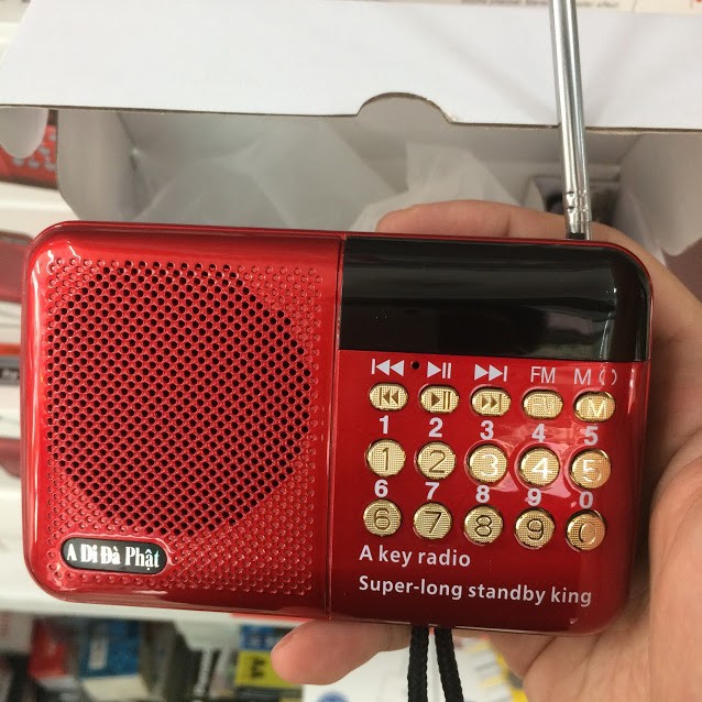 Loa Đài FM Radio Nghe Nhạc USB A Di Đà Phật K-518