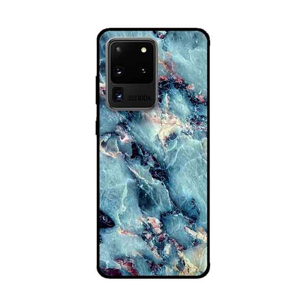 Ốp Lưng Dành Cho Samsung Galaxy S20 Ultra mẫu Nền Đá Hoa 5 - Hàng Chính Hãng