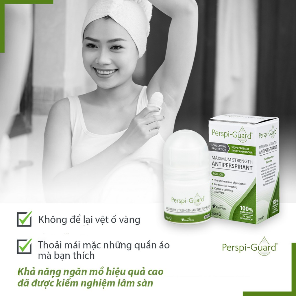 Lăn khử mồ hôi hiệu quả tối đa PerspiGuard Maximum Strength Antiperspirant Roll On 30ml