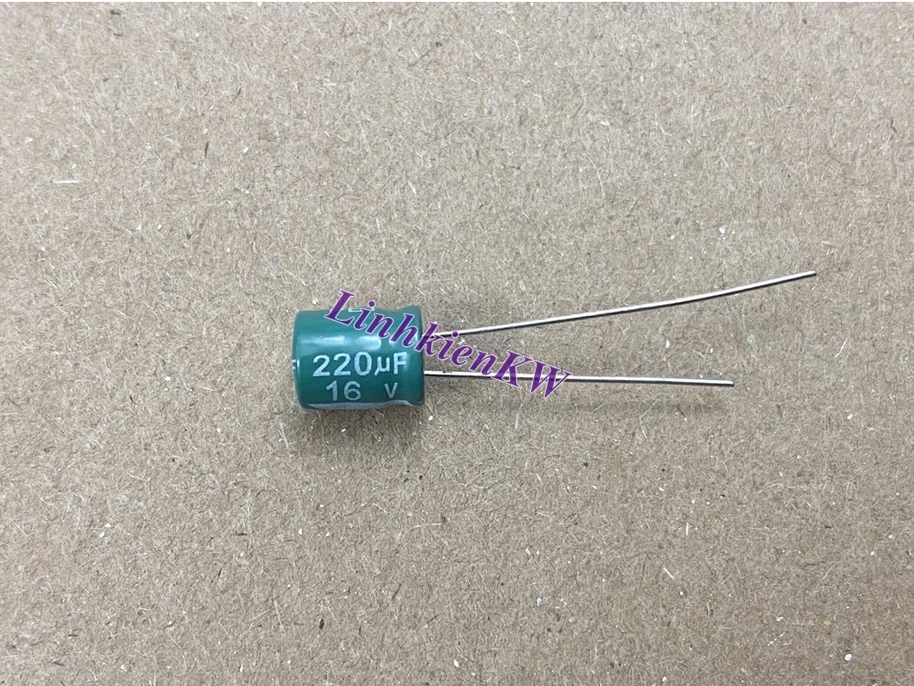10 cái Tụ Hóa 220UF 16V Mới