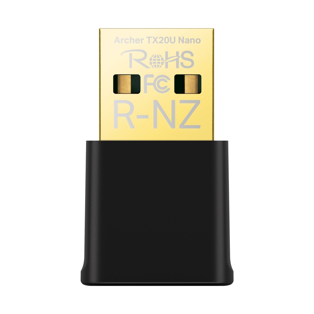 USB thu WIFI TP-Link Archer TX20U Nano | WIFI 6 AX1800 | Băng tần kép 2.4 &amp; 5.0 | Dễ cài đặt | Bảo hành 2 năm | Hàng Chính Hãng