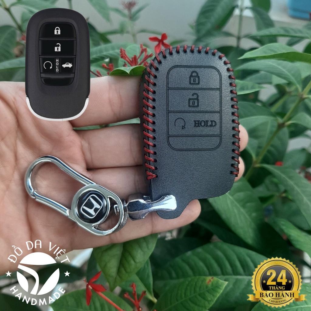 Bao da chìa khoá Honda HRV 2022 2023, HR-V all new L, RS da bò thật bảo hành 2 năm