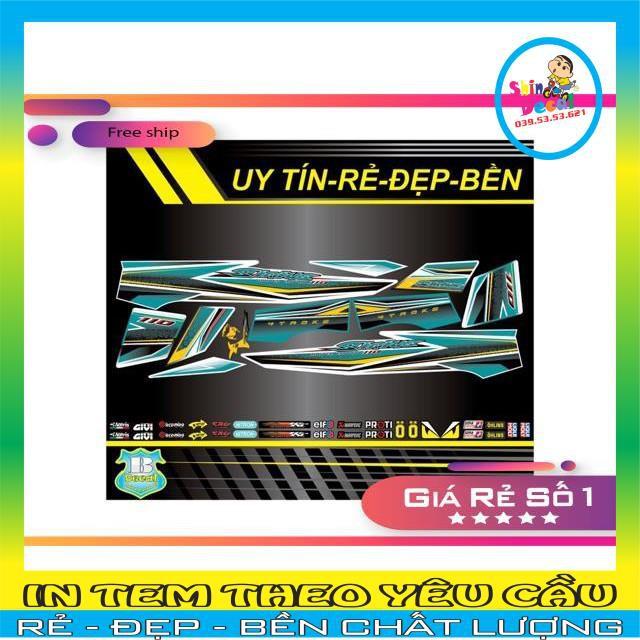 Tem rời Sirius xăng cơ V8