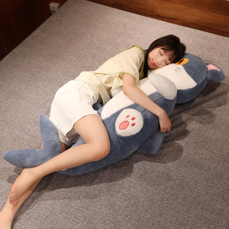 Gấu ôm cá mập mặt mèo cute / Mèo cá mập đủ size, siêu mềm mịn