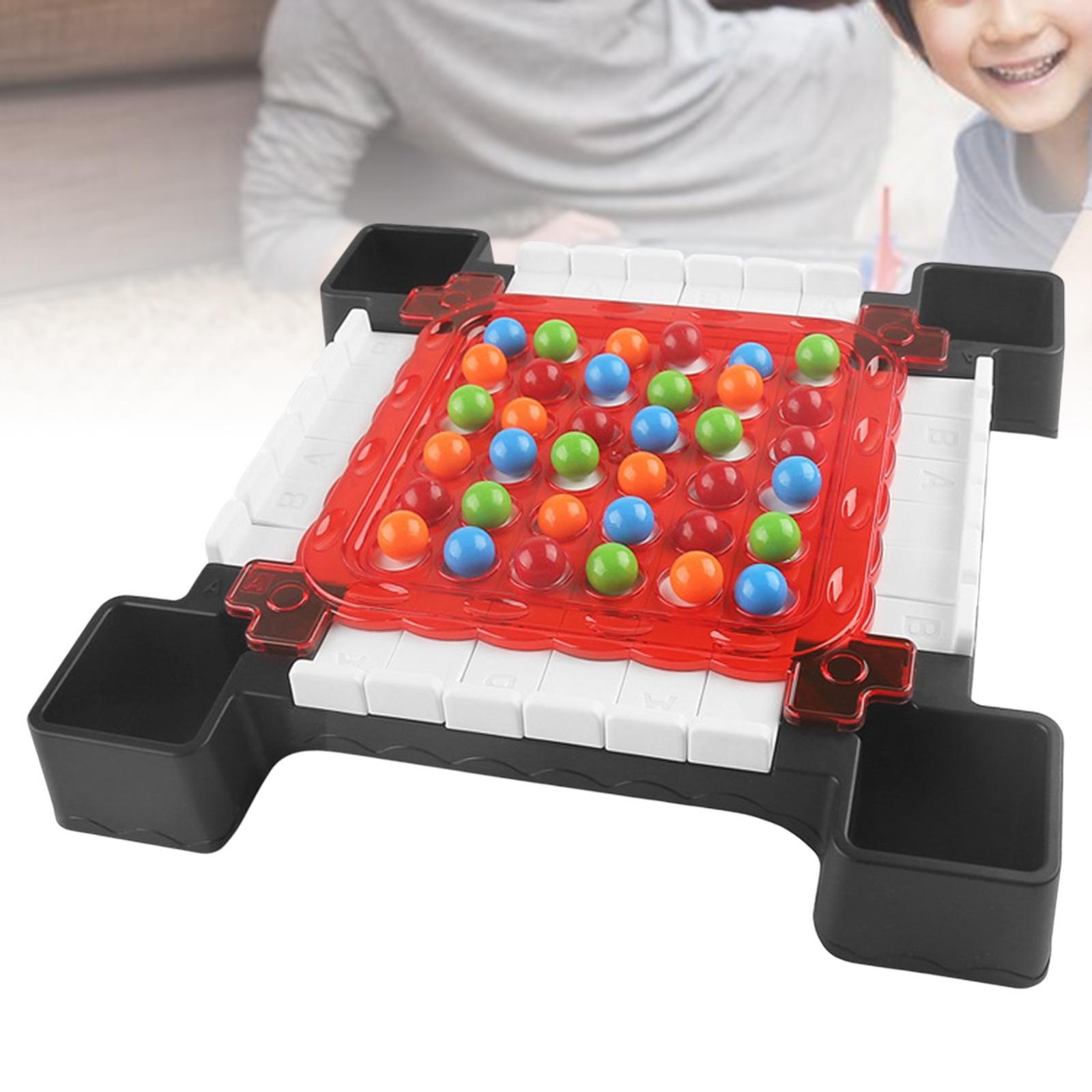 Rainbow Ball Elimination Game Tabletop Puzzle Chess for Boys Girls