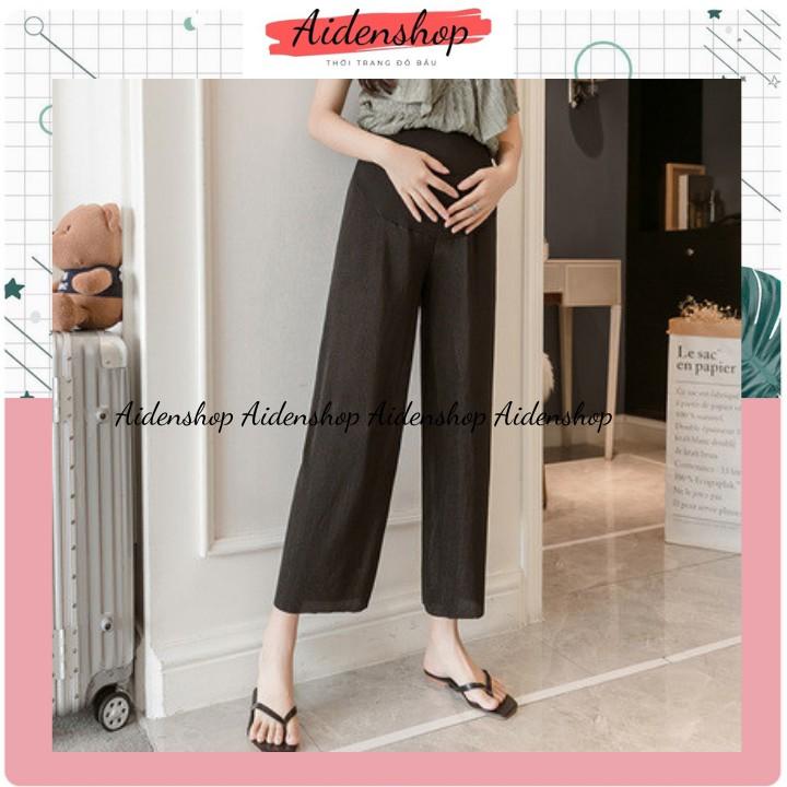 Quần bầu ống suông rộng sớ chất mát fullsize