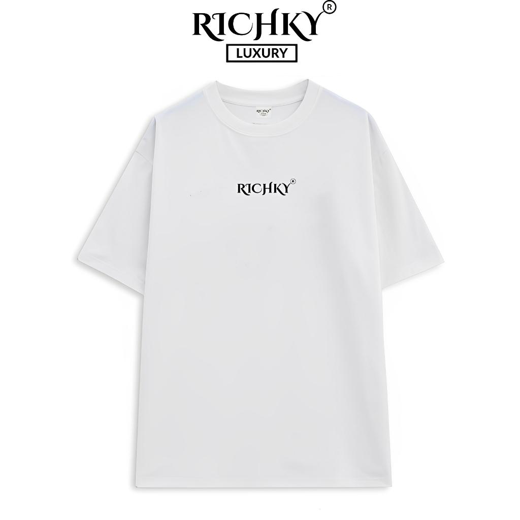 [Mã INBAU300 giảm 10% đơn 250K] Áo Thun Local Brand Unisex Richky Premium Tee Vietnamese Royal - RKP06 - Trắng