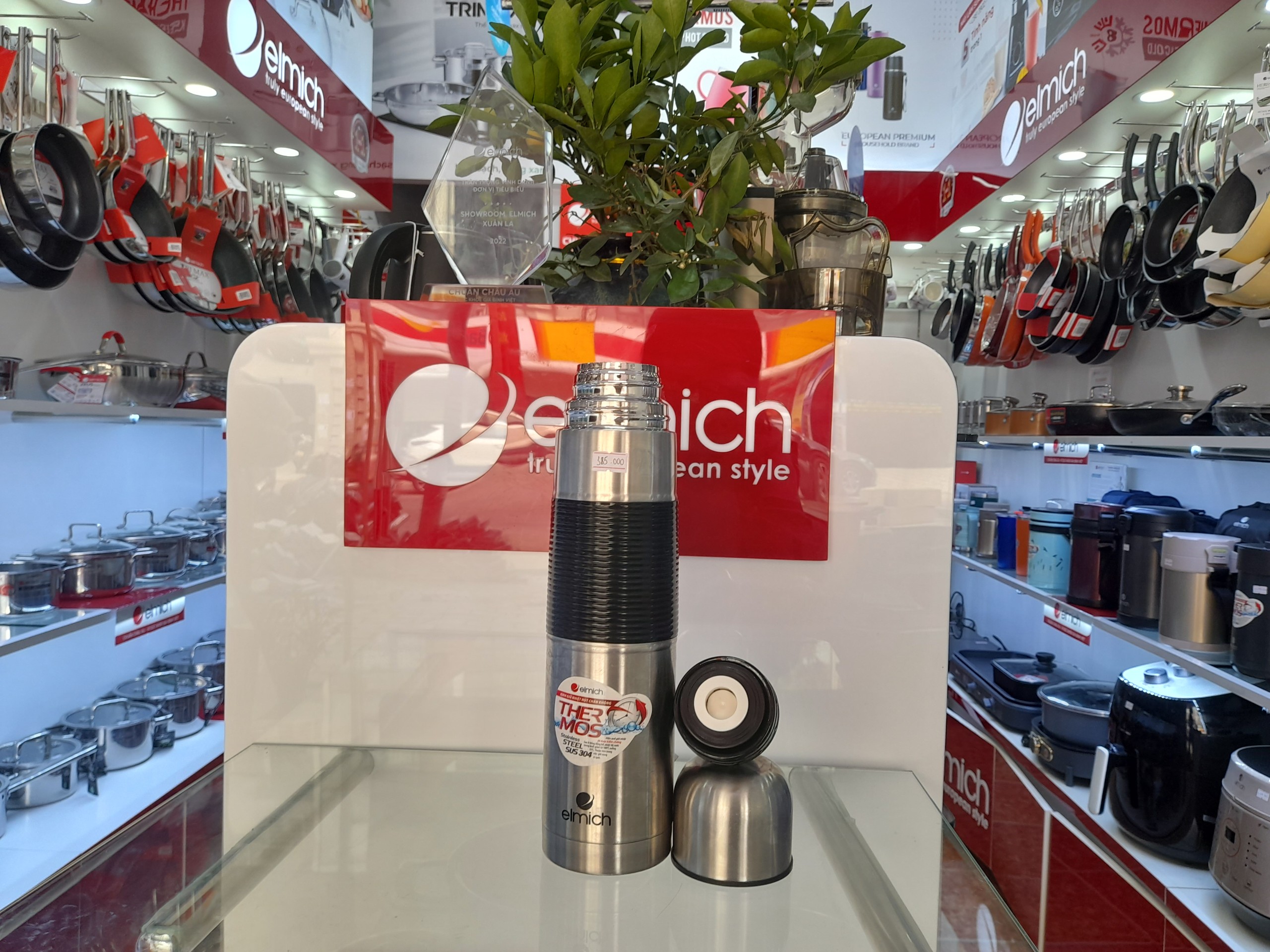 BÌNH GIỮ NHIỆT ELMICH INOX 304 EL5201 500ML/EL5202 750ML/EL5203 1000ML