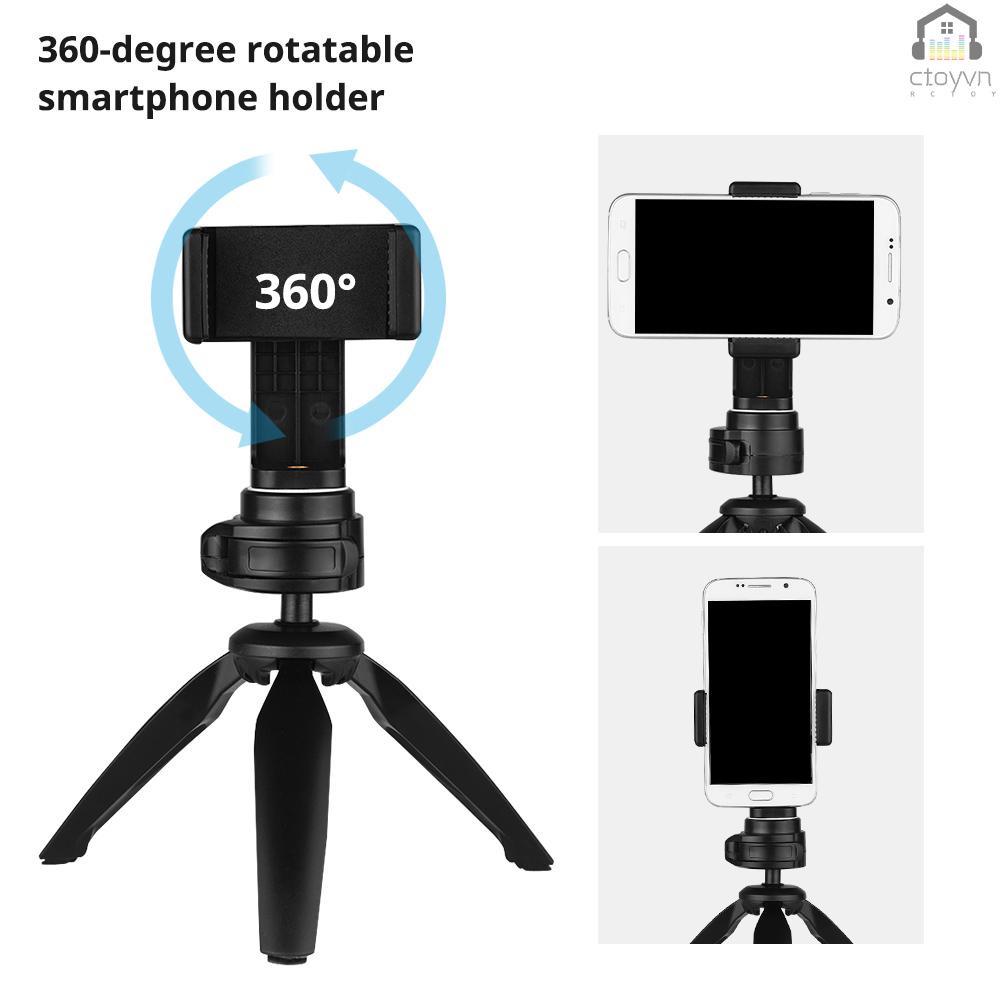Giá đỡ ba chân mini có thể xoay 360 độ cho điện thoại iPhone Android