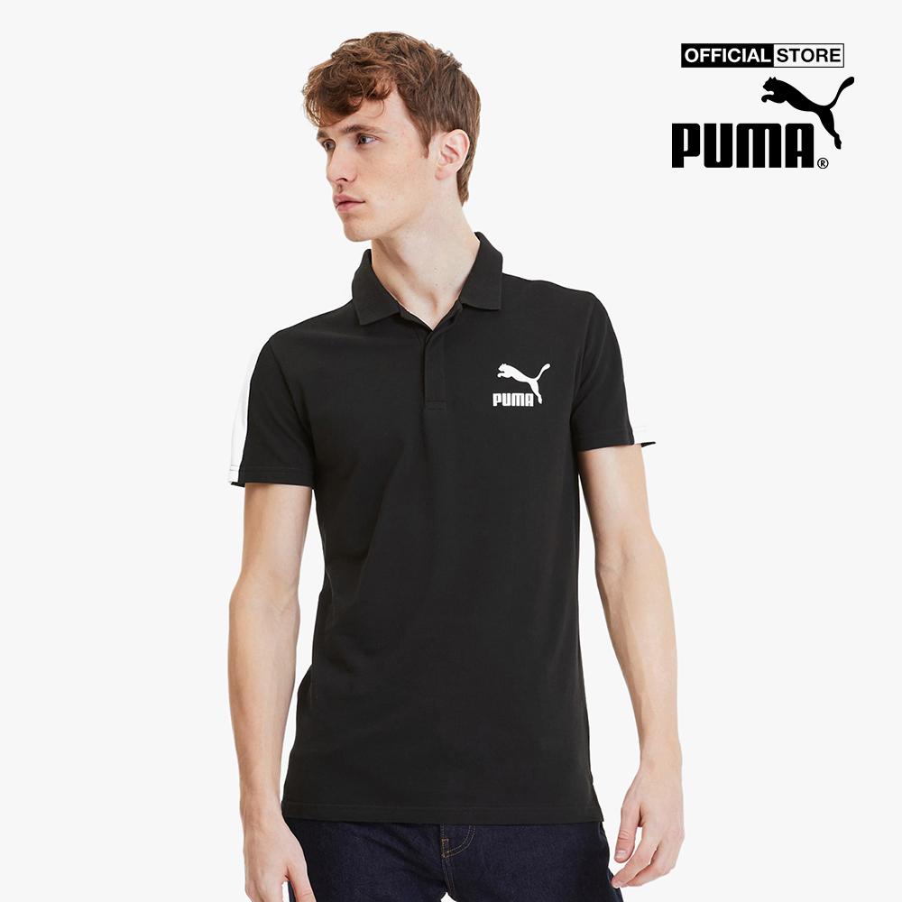 PUMA - Áo thun polo nam tay ngắn Iconic T7 596449