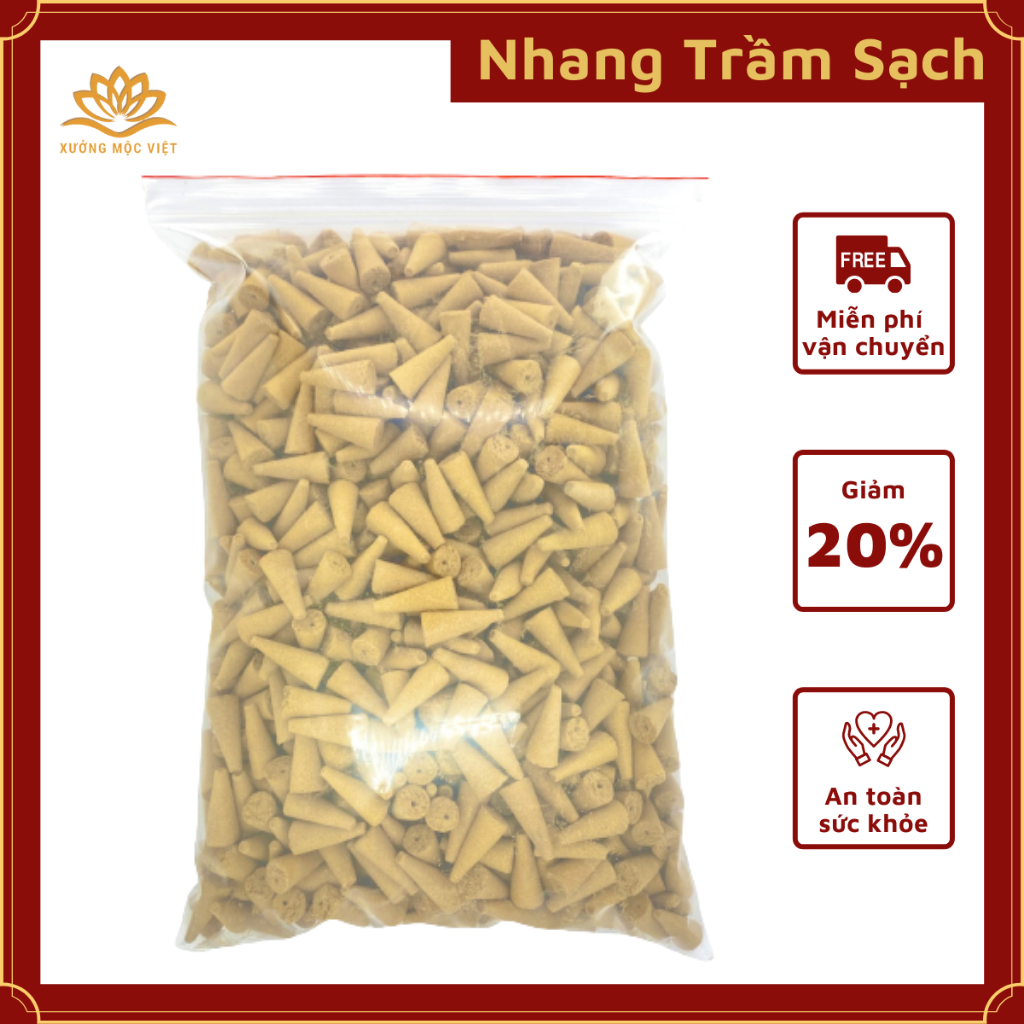 Nụ Trầm Hương Sạch Nguyên Chất Tự Nhiên - Dùng Để Đốt Thưởng Trầm Và Xông Nhà  - ( 1 KG )