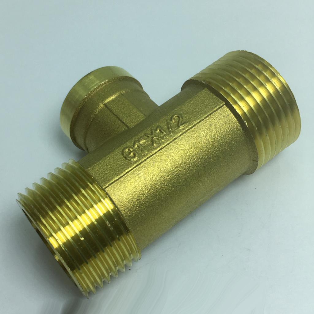 T-piece Brass Hose Connector Threaded Adapter