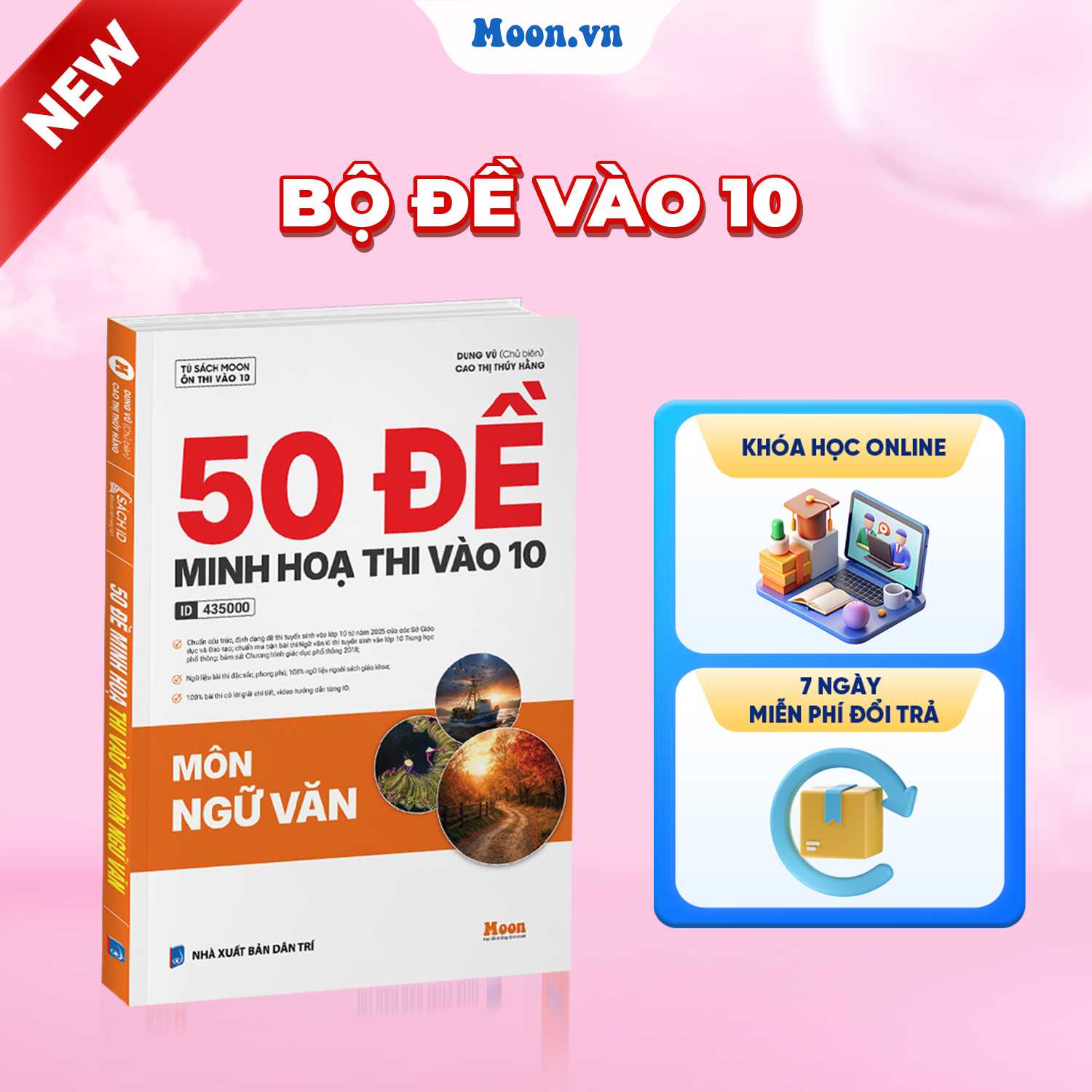 50 đề minh hoạ thi vào 10 môn Ngữ văn - MoonBook