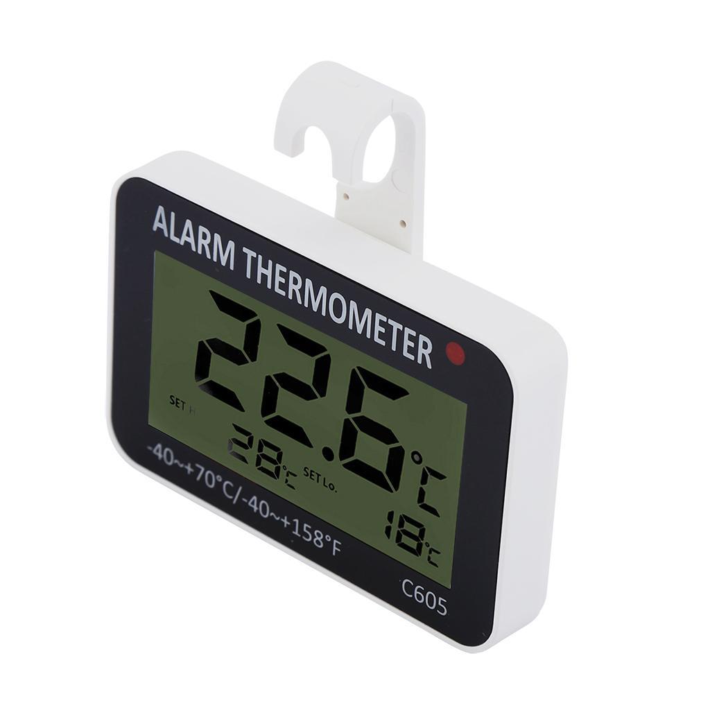 Wall Mounted Digital LCD Display  Fridge Temperature  Meter