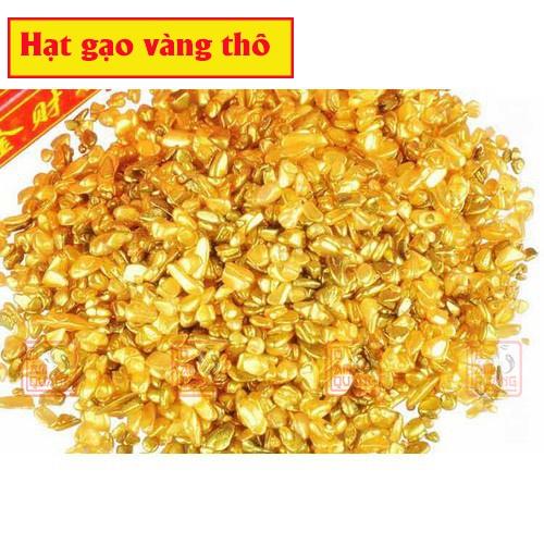 Gạo vàng phong thủy Thần Tài – đồ cúng đặt trên bàn thờ Thần Tài cao cấp giúp chiêu tài đón lộc – may mắn - phát tài