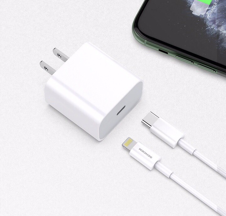 Bộ Sạc Nhanh 18W SENDEM C15 cổng USB Type C hỗ trợ PD Super Chager cho điện thoại iPhone 11, iPhone 11 Pro, iPhone 11 Pro Max, iPad, Macbook - Hàng chính hãng