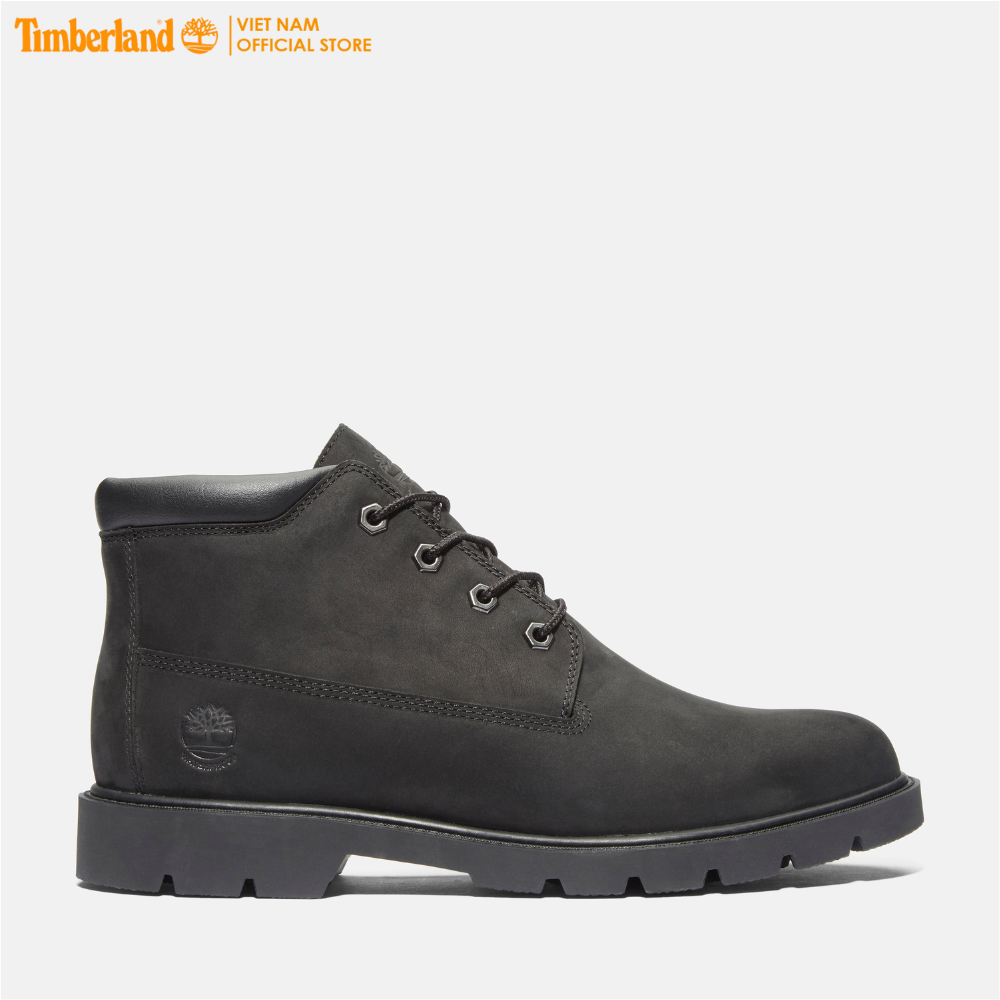 Timberland Giày Nam Boot Cổ Trung Basic Chukka WP w/ Suede Black Nubuck TB0A2QPZ01