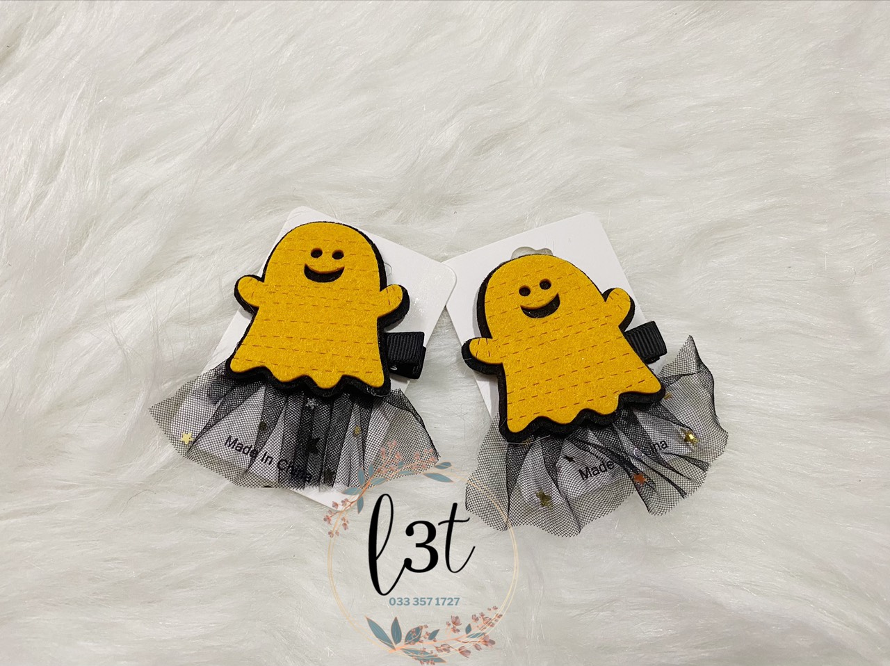 Kẹp tóc hóa trang halloween - 1 set 2 kẹp