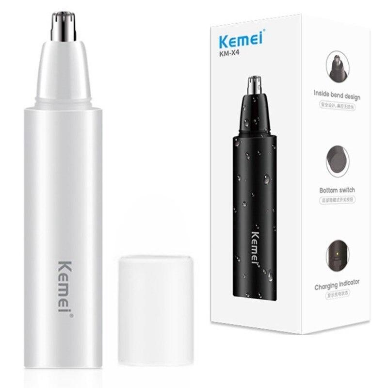 Máy cắt tỉa lông mũi Kemei KM-X4 cao cấp dùng sạc USB thiết kế nhỏ gọn tiện lợi mang theo dễ sử dụng