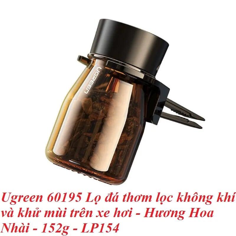 Ugreen UG60195LP154TK 152g Hương Hoa Nhài Lọ đá thơm lọc không khí và khử mùi trên xe hơi - HÀNG CHÍNH HÃNG