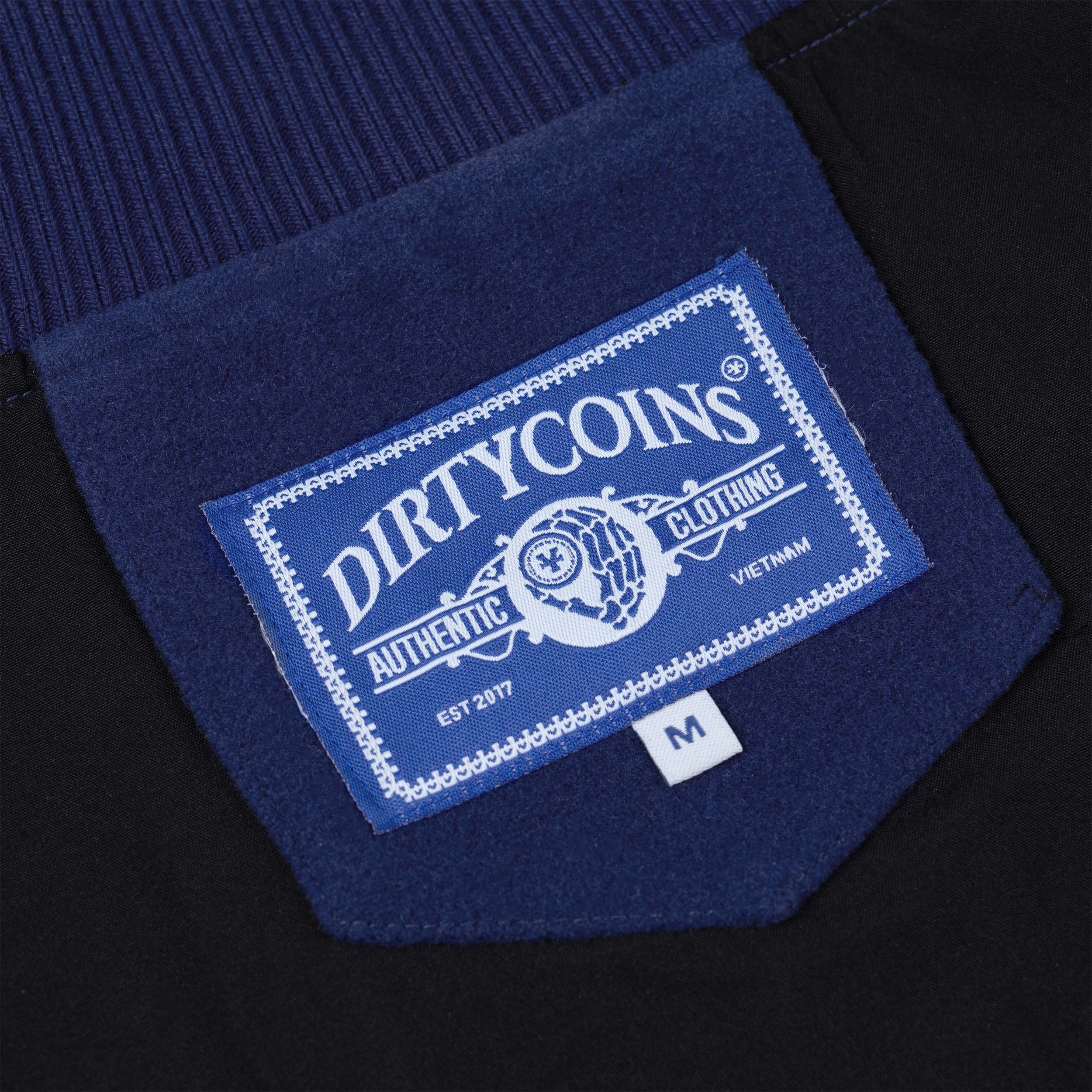 Áo Khoác DIRTY COINS | DRAGON BALL Z Logo Varsity Jacket - Blue