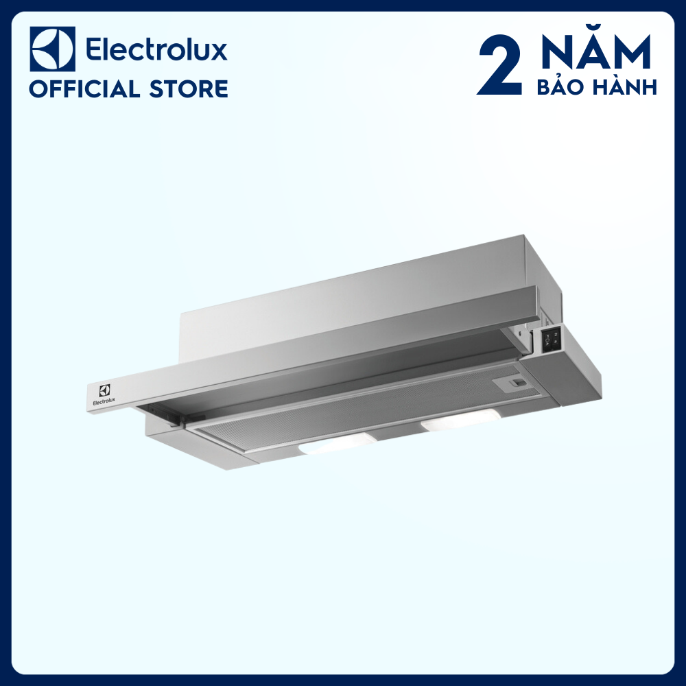 Máy hút mùi Electrolux tích hợp bằng thép dạng kéo 60cm LFP216S, Bộ lọc mùi sạch sẽ, Vận hành đơn giản và dễ dàng [Hàng chính hãng]