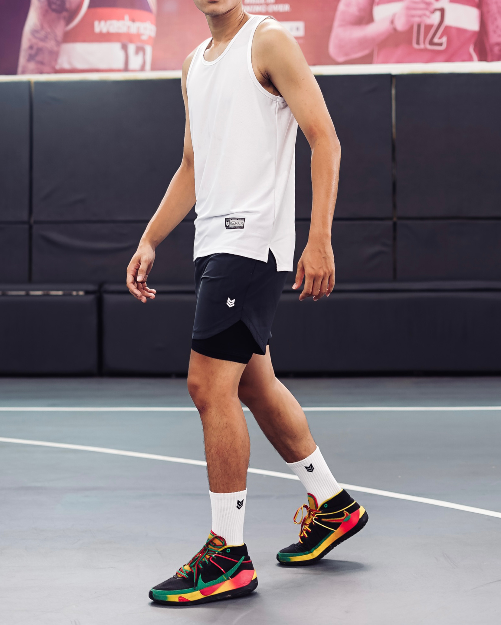 Áo ba lỗ Tanktop nam nữ thể thao áo sát nách co giãn thoáng mát Bóng rổ Bóng đá tập Gym Tennis Bóng chuyền - Redikick