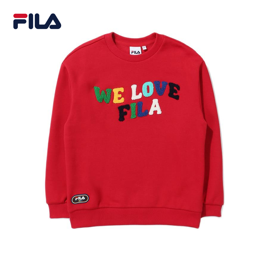 Áo khoác hoodie tay dài trẻ em Fila Grass Embroidery Mtm - FK2POD4103X