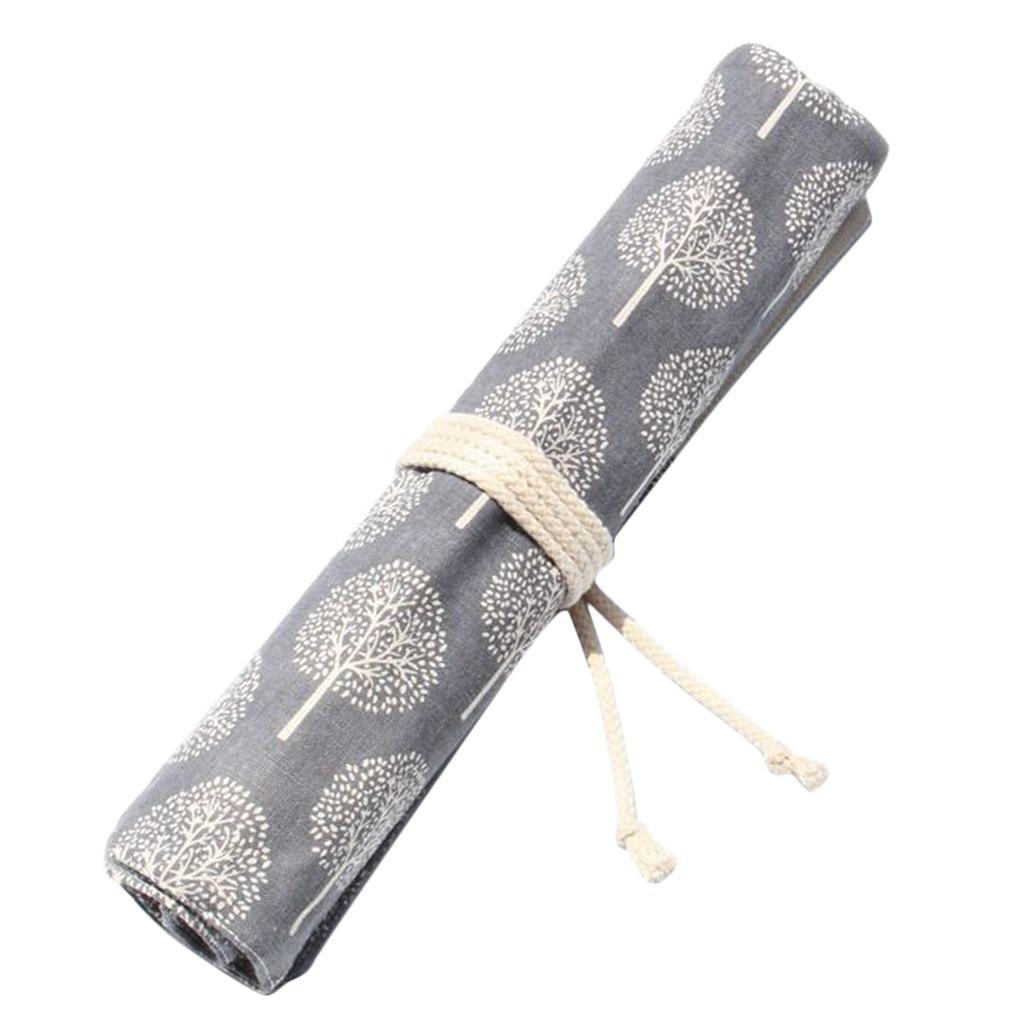 Vintage Chinese Style Canvas Packing Bag For Storage Brush