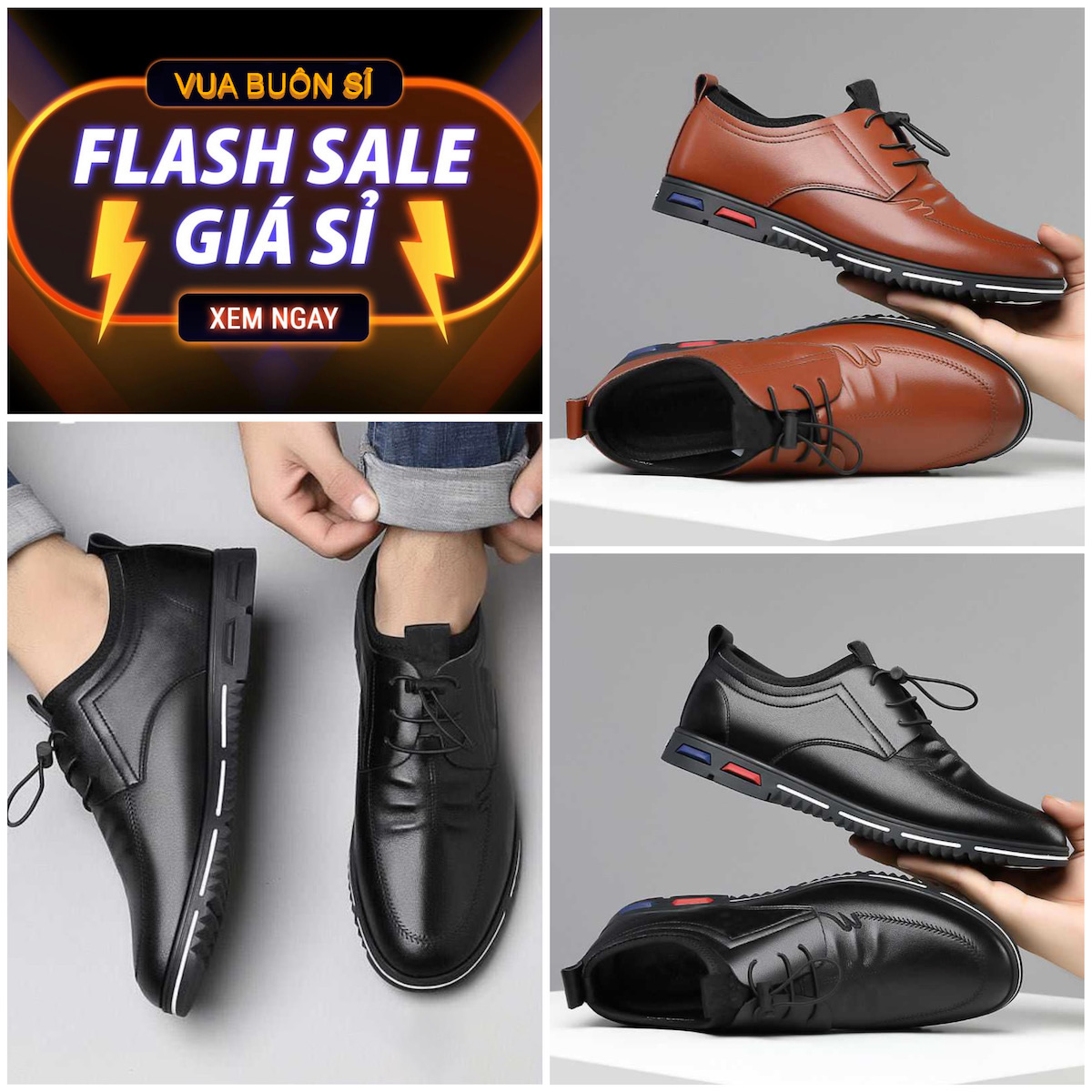 Giày da nam tây âu công sở dây sút cực chất hàng nhập cao cấp da mềm mịn nhẹ siêu hót