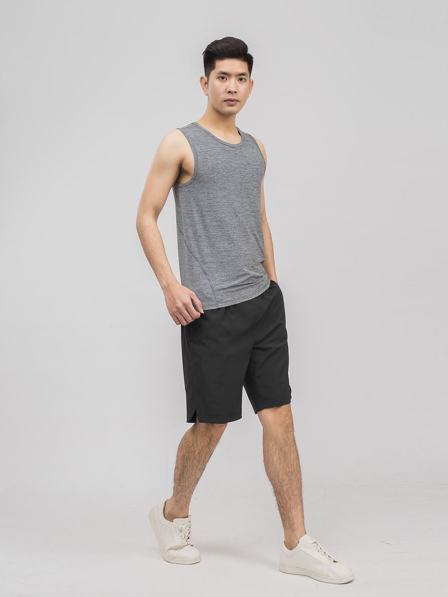 Áo Tank-Top Nam Aristino ATT006S9, Vải Askin Polyester Thấm Hút Vượt Trội, Kháng Tia UV, Kiểu Dáng Nam Tính, Khỏe Khắn Từ Phòng Tập Cho Đến Đời Thường - Hàng Chính Hãng