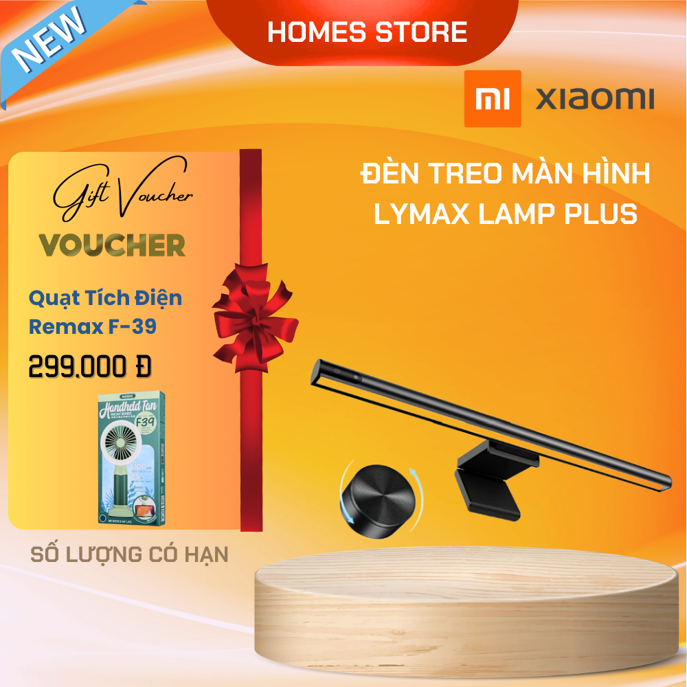 Đèn Treo Màn Hình XIAOMI Ecochain Lymax Plus Điều Chỉnh Ánh Sáng Bảo Vệ Mắt Sử Dụng Remote Đa Chế Độ Ánh Sáng - Hàng Chính Hãng
