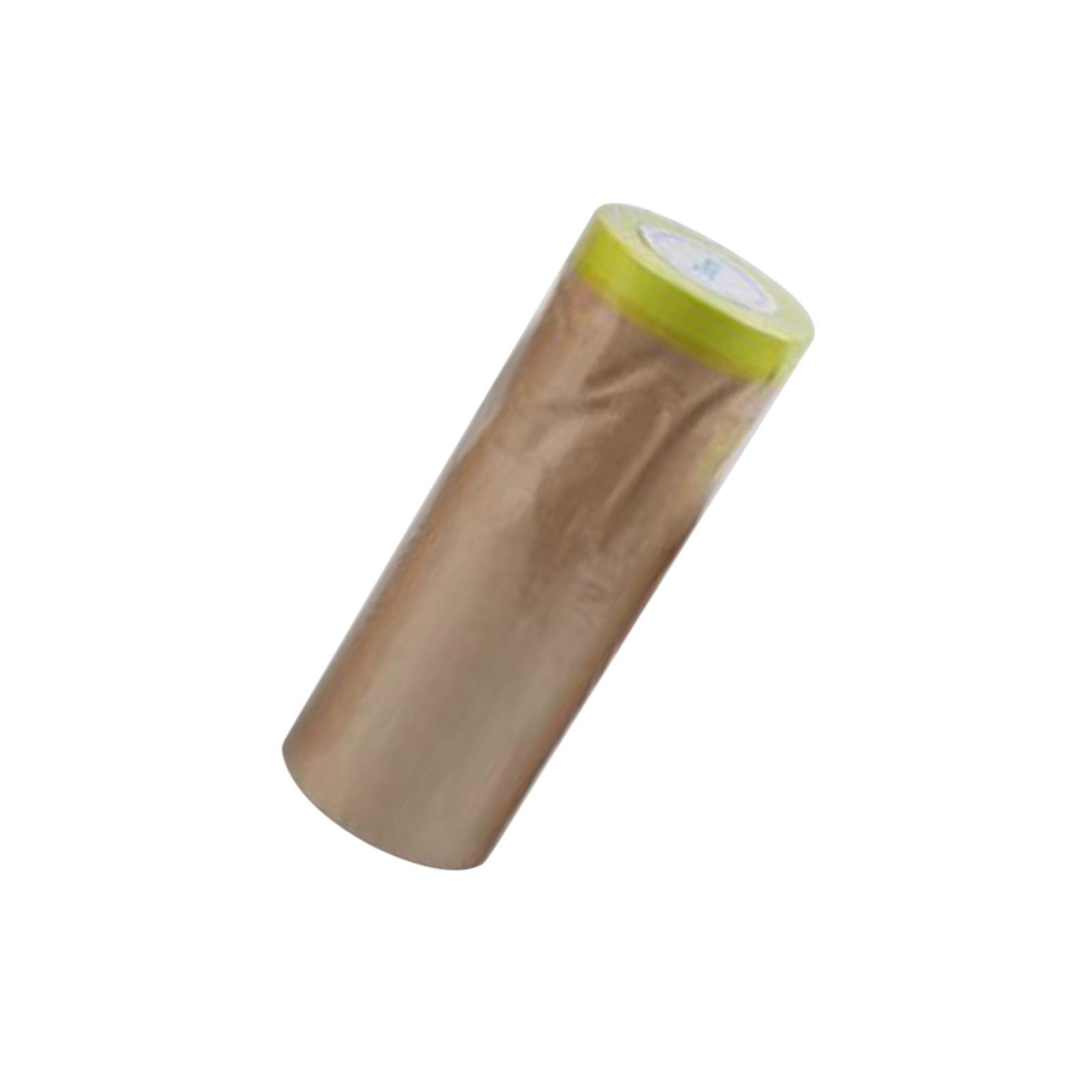Pre Taped Masking Tape Painting Tape Roll 15M Covering Anti Scratch Painting Wall Treatment for Projects Wall Automotive Covering Skirting